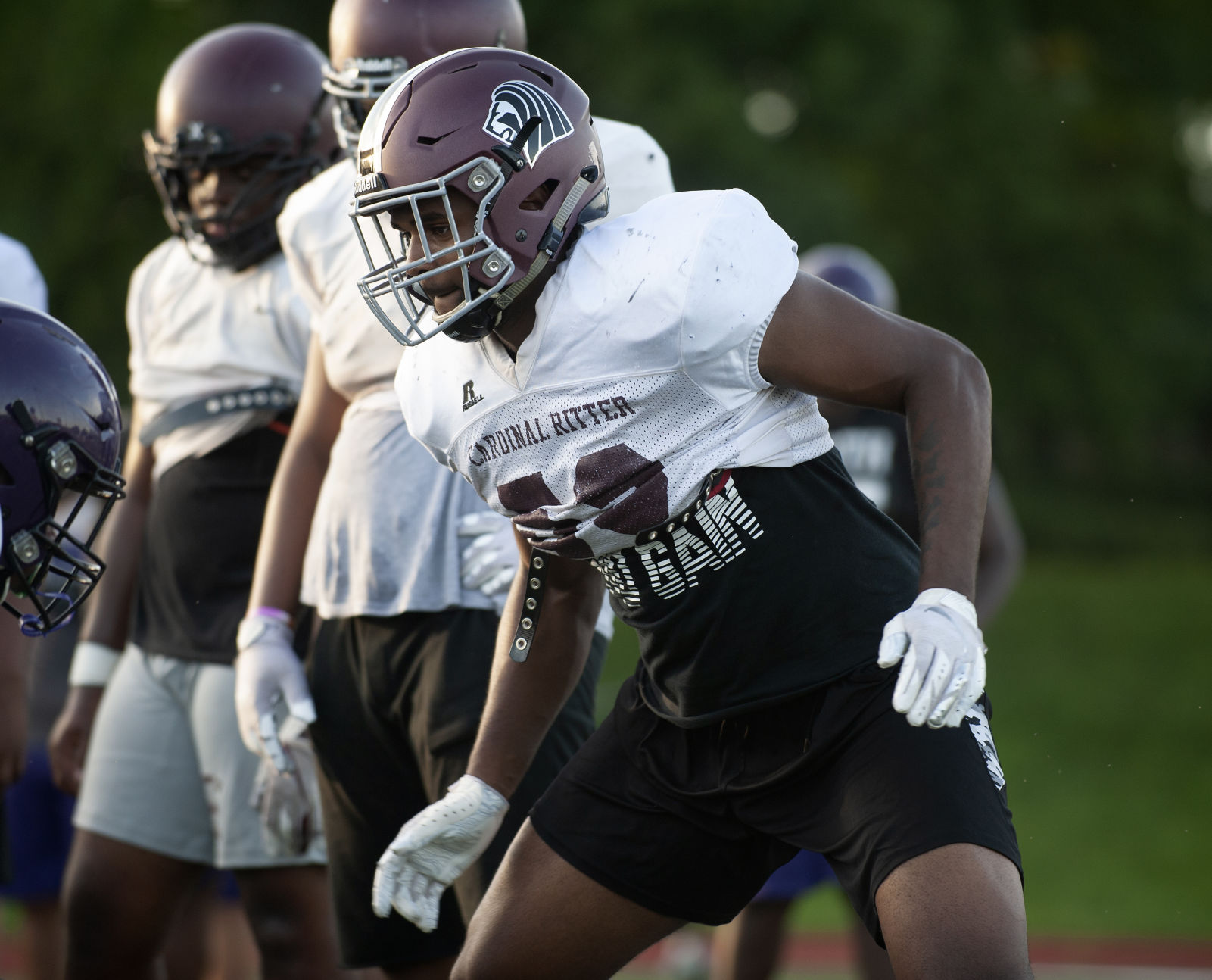 Cardinal Ritter and Parkway North football practice
